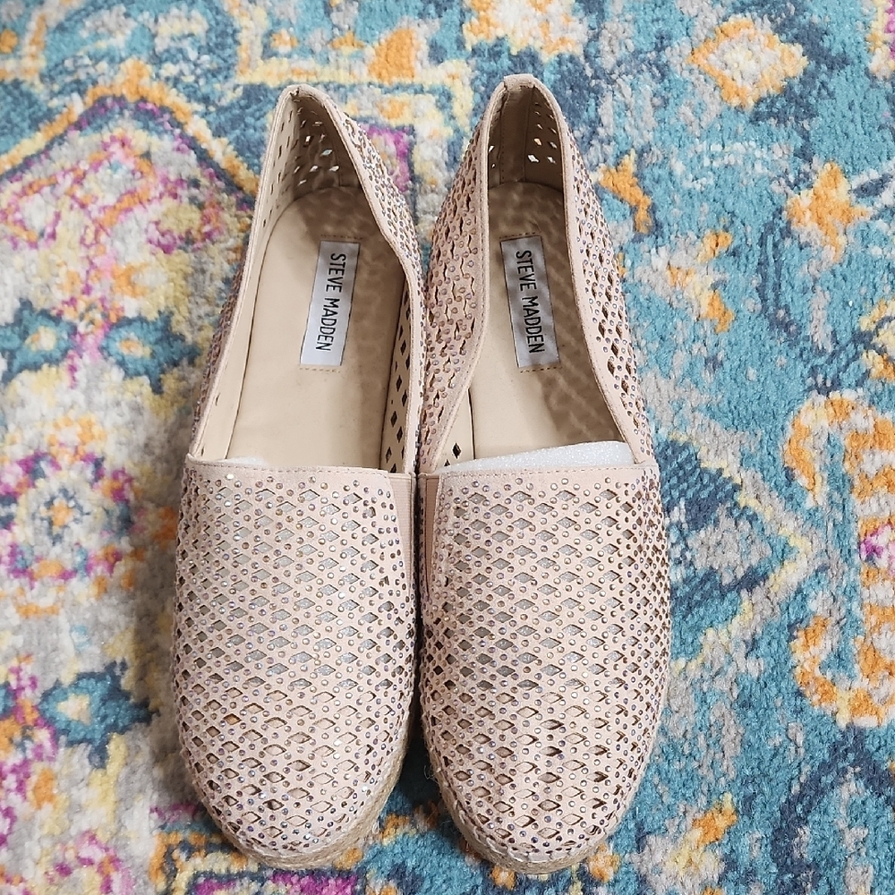 Steve Madden Blush Pink Espadrilles NEW